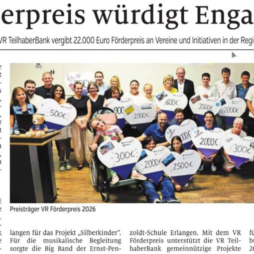 VR Förderpreis Ernst Penzoldt Schule