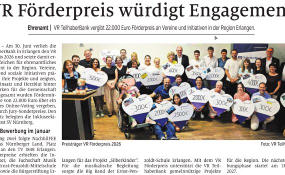 VR Förderpreis Ernst Penzoldt Schule